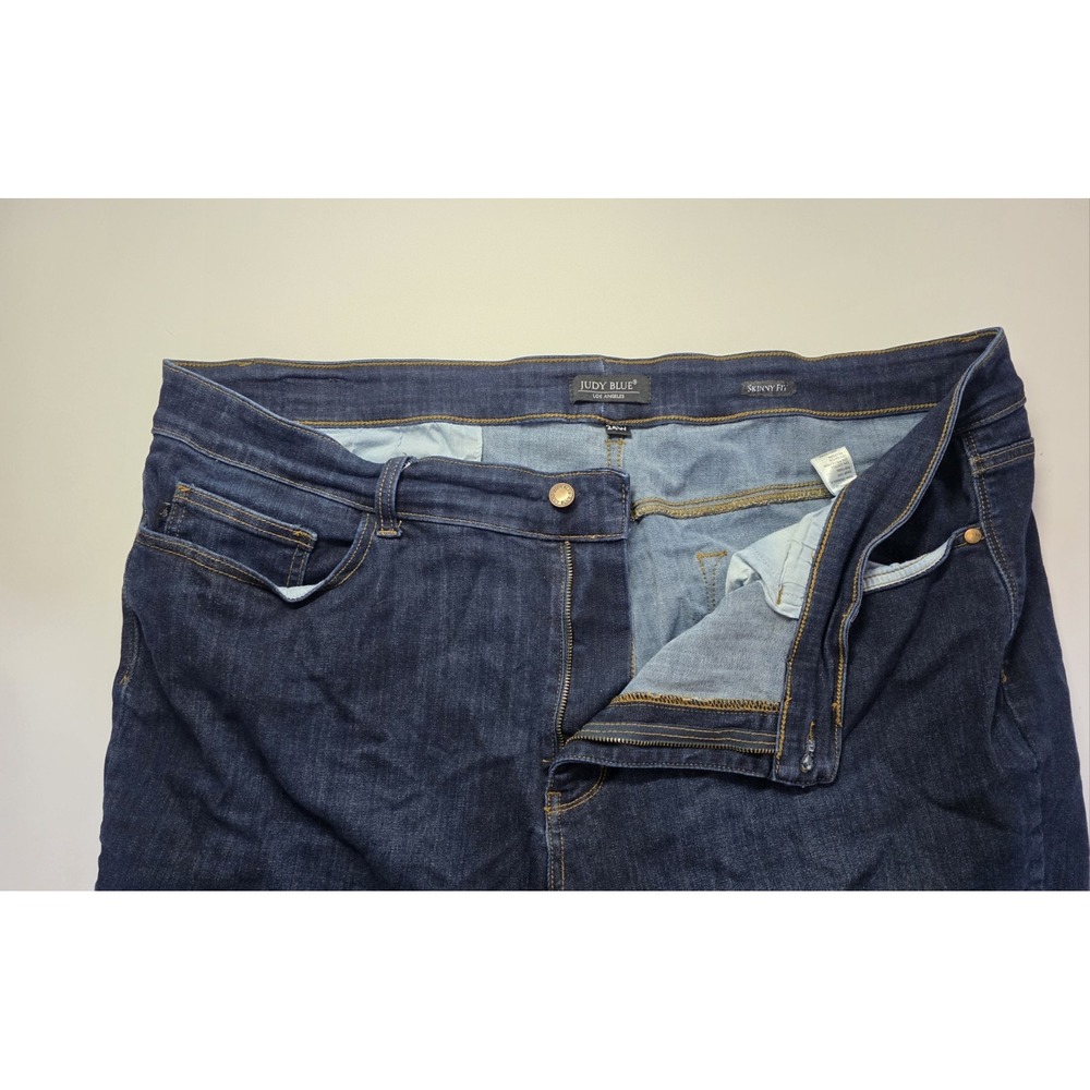 Judy Blue Size 24W Womens Skinny Fit Blue Denim Jean Pant